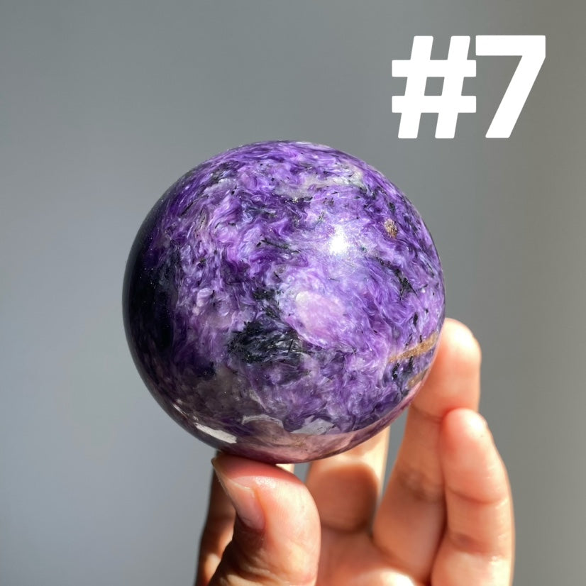 Charoite Sphere