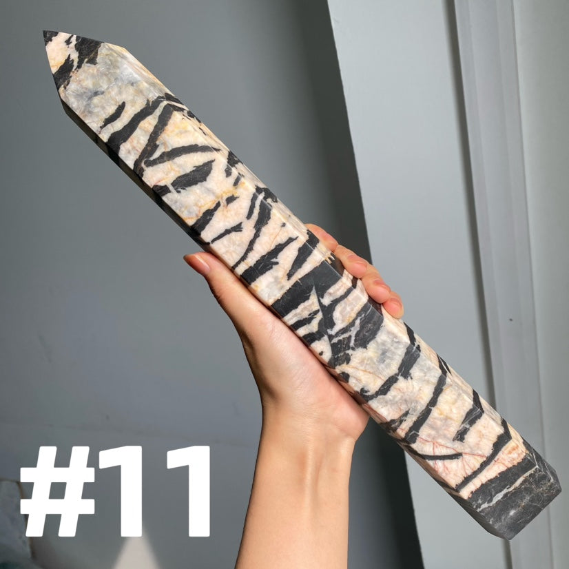Pink Zebra Jasper Big Tower