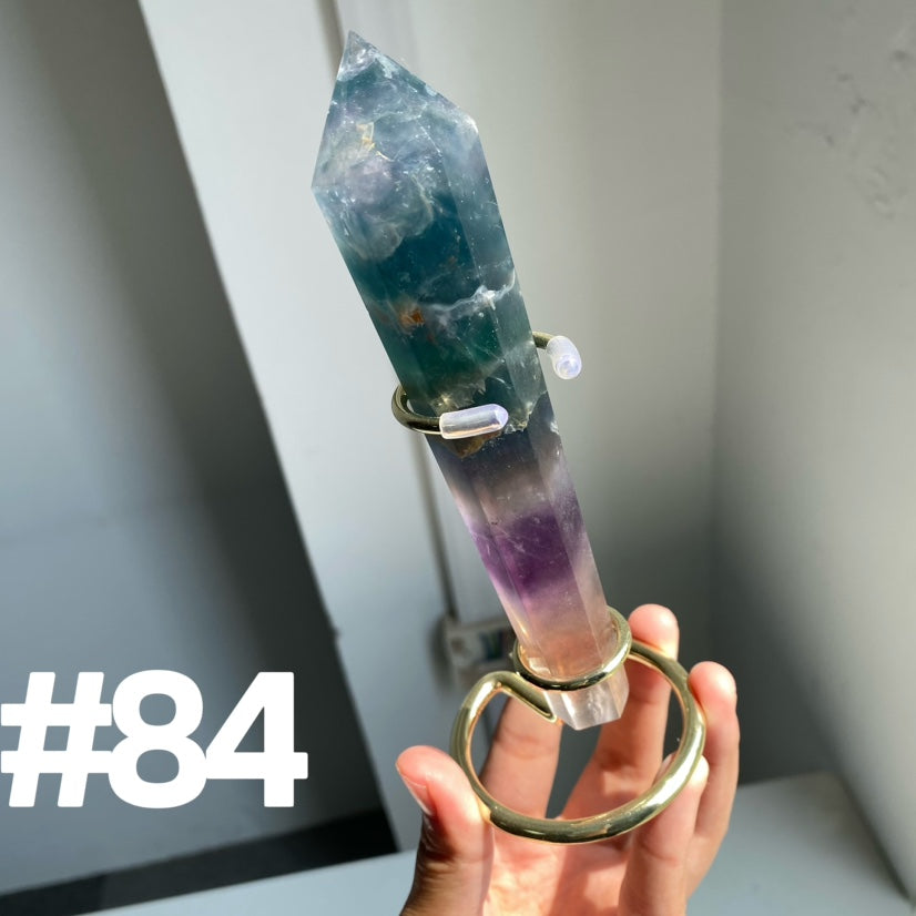 Fluorite Wand on stand