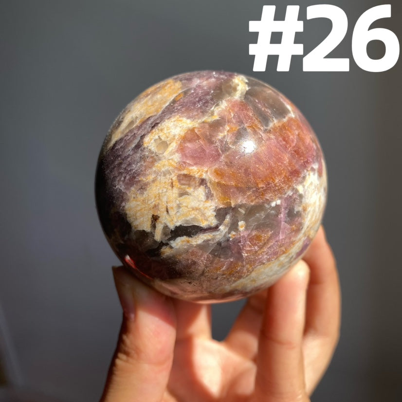 Pink Tourmaline Sphere