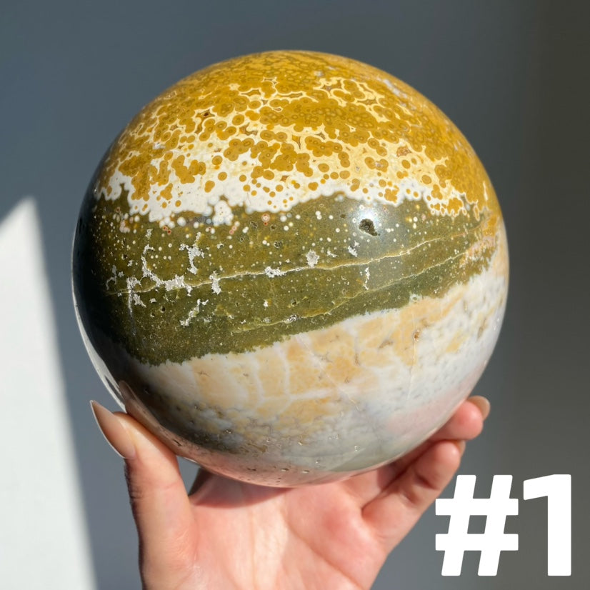 Ocean Jasper Big Sphere