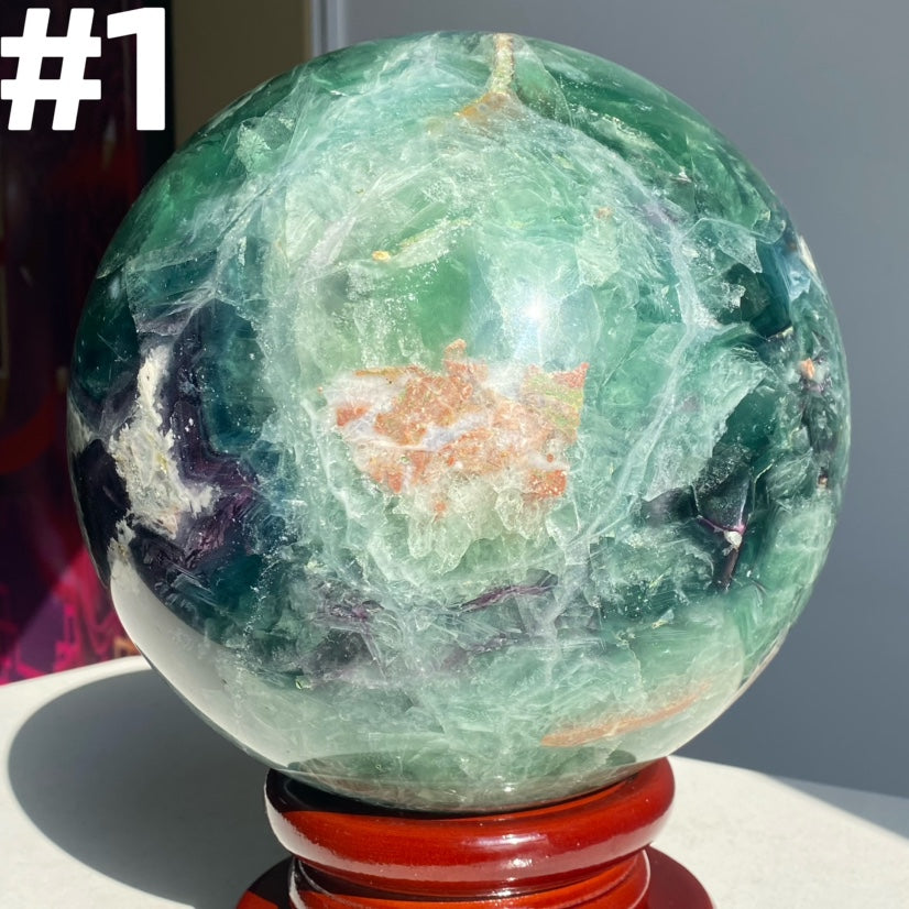 Fluorite Large Sphere