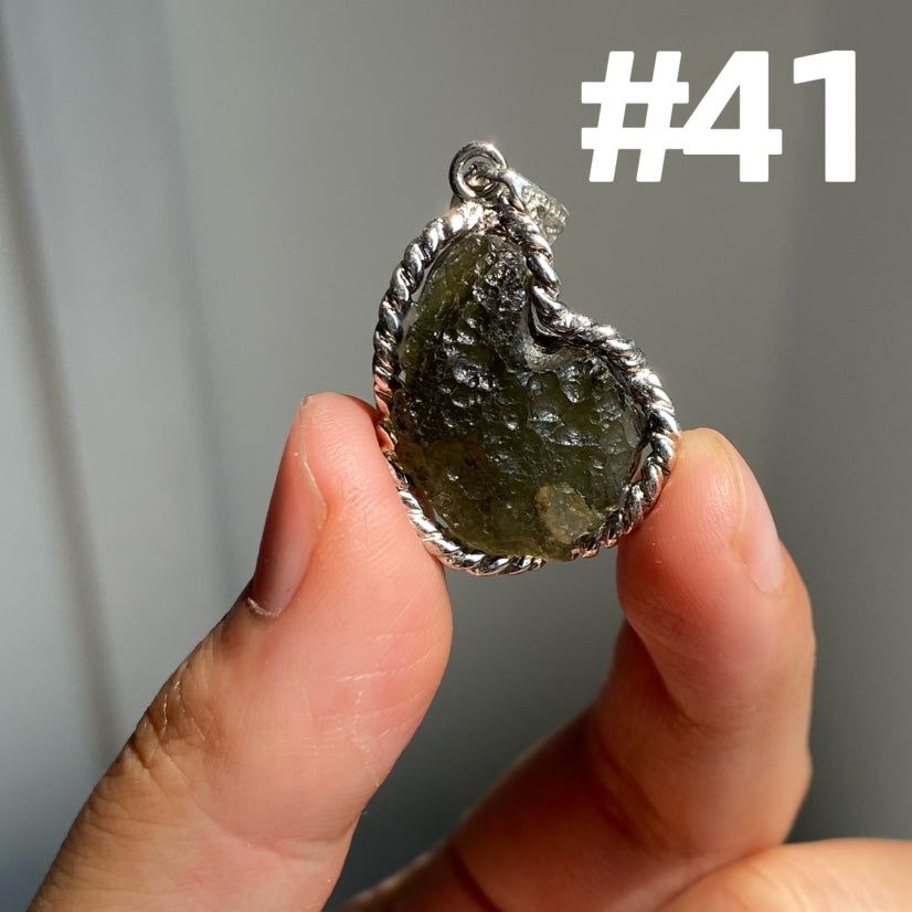 Genuine Moldavite Pendant