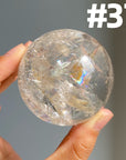 Rainbow Clear Quartz Sphere