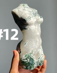 Large Moss Agate Lady Body