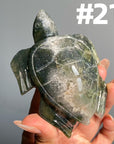 Moss Agate Turtle