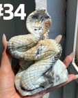 Sky Blue Quartz Snake