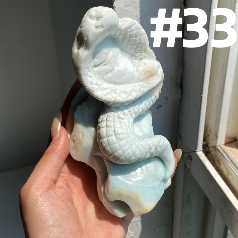 Sky Blue Quartz Snake – Simmon Crystal Wholesale