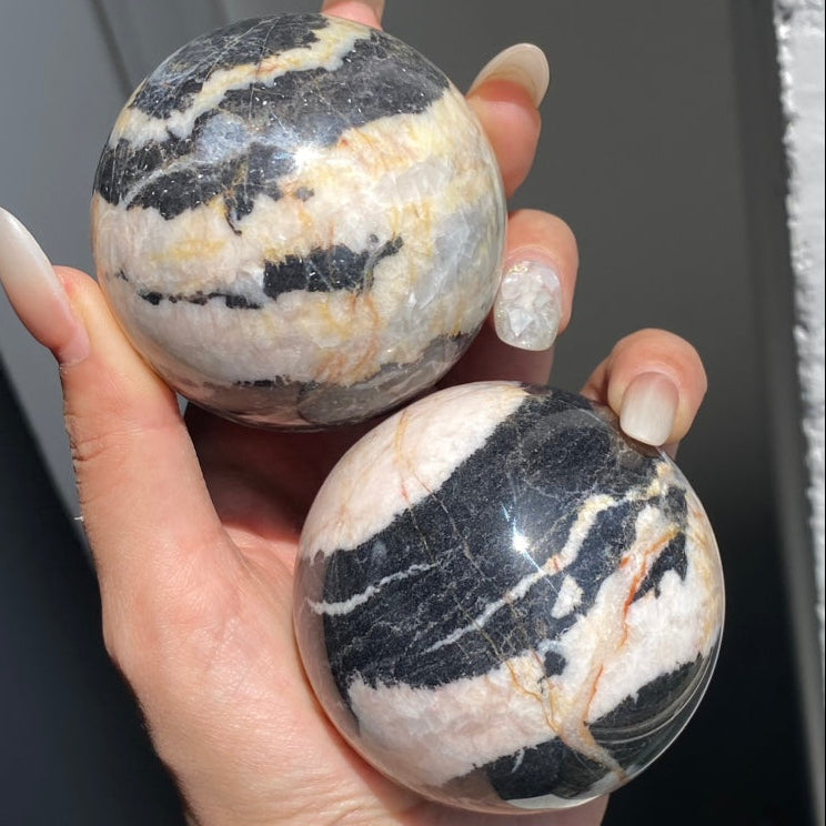 Zebra Jasper Sphere – Simmon Crystal Wholesale