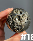Pyrite Druzy Sphere