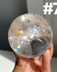 Rainbow Clear Quartz Sphere