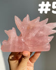 Rose Quartz 9 Tail Fox
