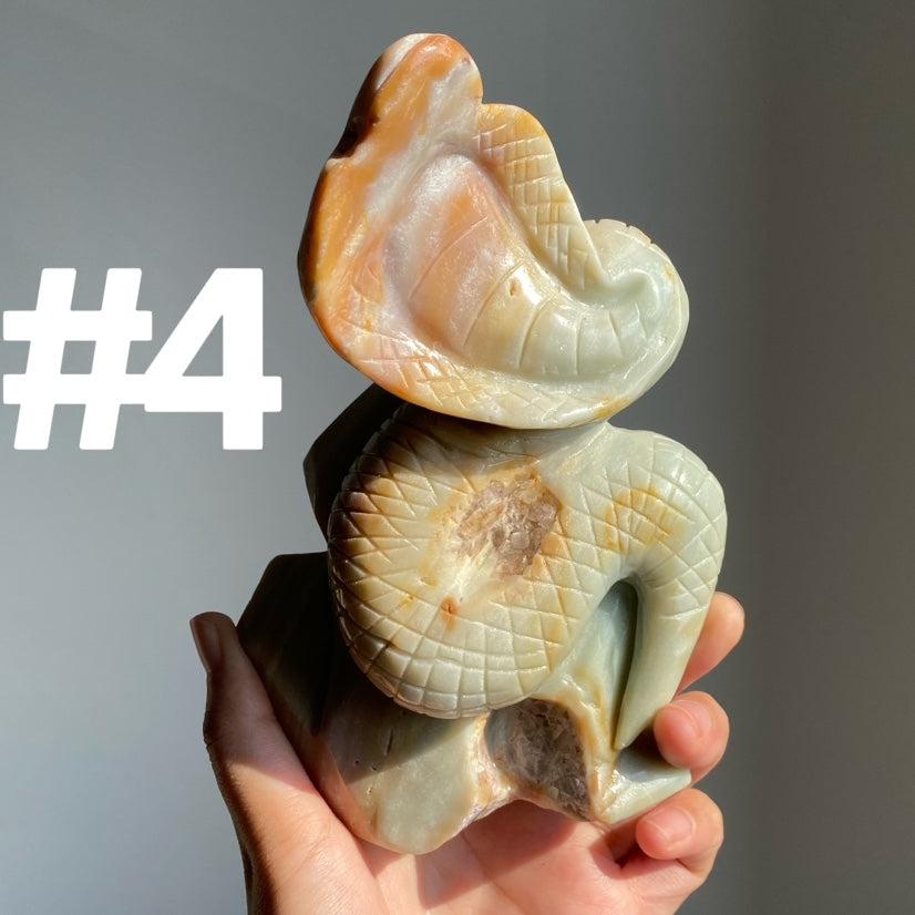 Sky Blue Quartz Snake