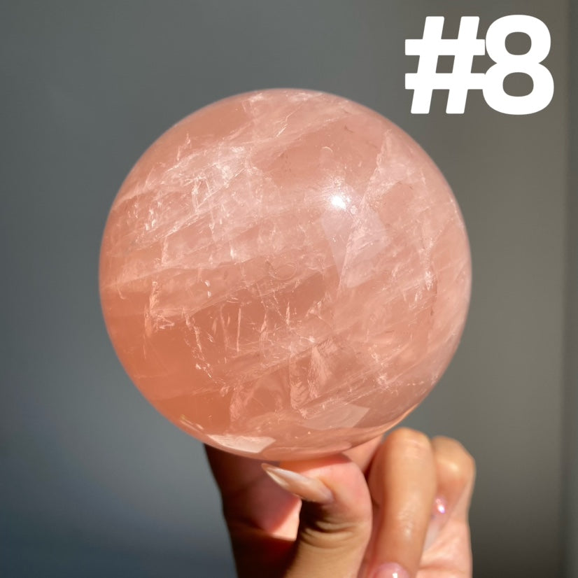 Rose Quartz Big Spheres