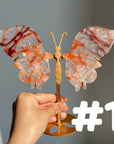 Fire Quartz Butterfly (imperfect)