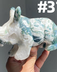 Moss Agate Rhinocero