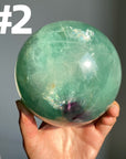 Baja Blast Fluorite Large Sphere