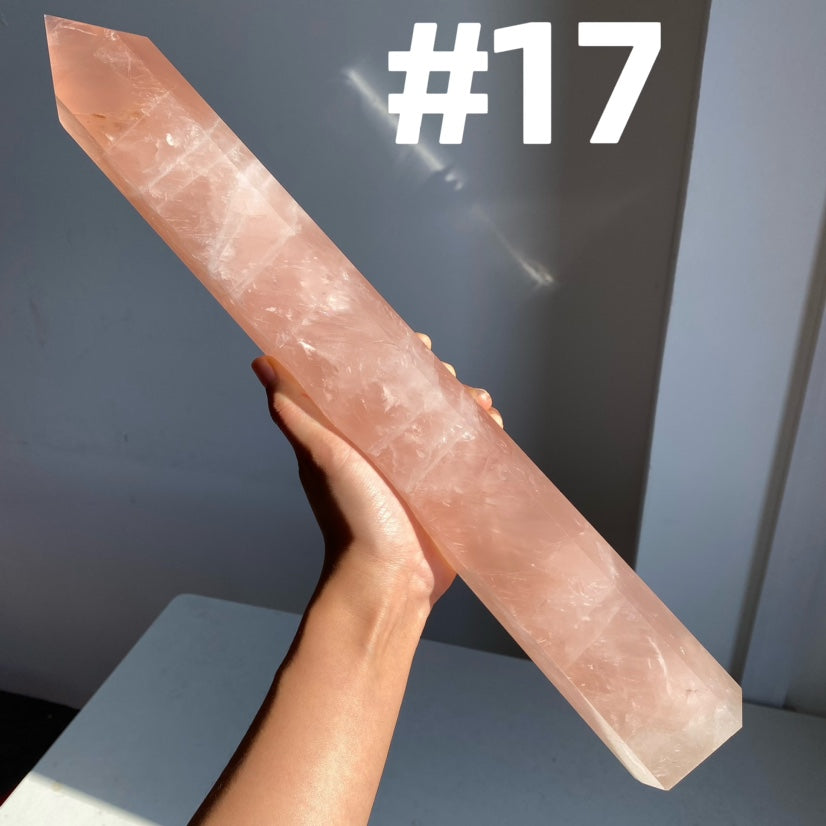 Big Rose Quartz Tower