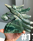 Moss Agate Unicorn