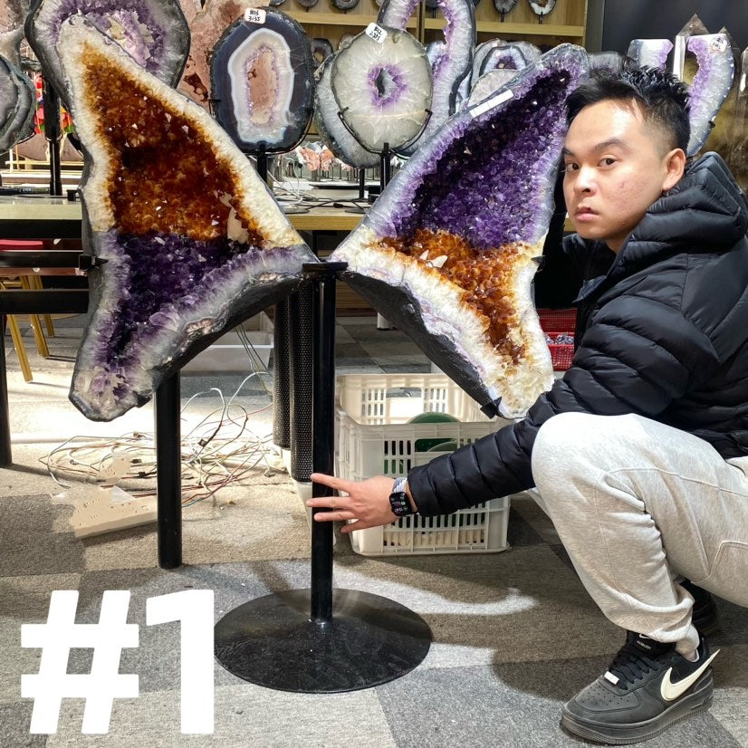 Massive Amethyst Butterfly