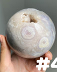 Flower Agate Big Sphere