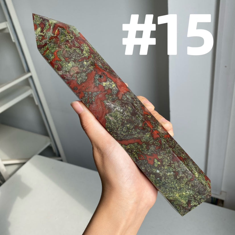 Dragon Blood Jasper Big Towers