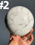 Howlite Big Sphere