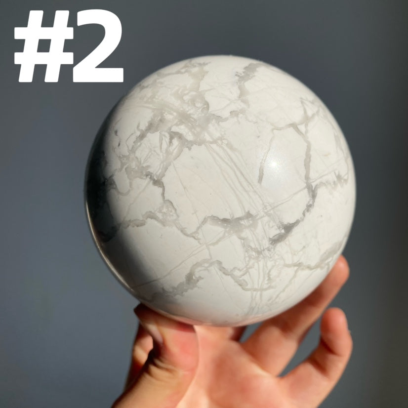 Howlite Big Sphere