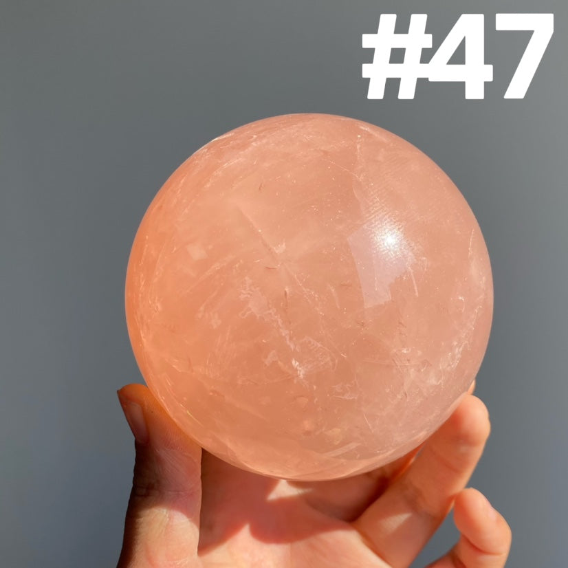 Rose Quartz Big Spheres