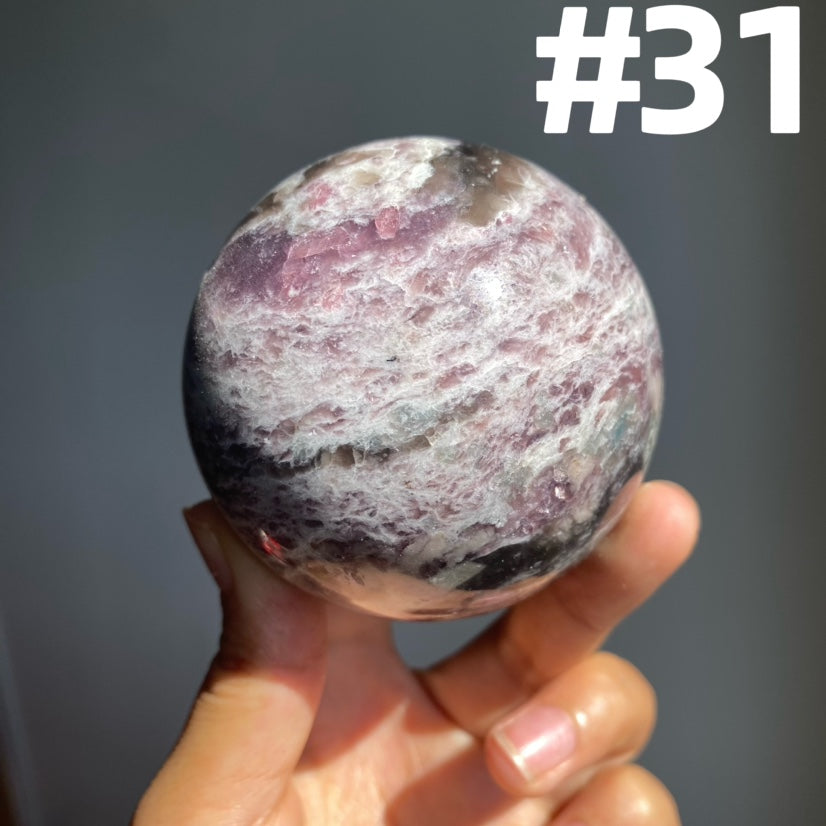 Pink Tourmaline Sphere