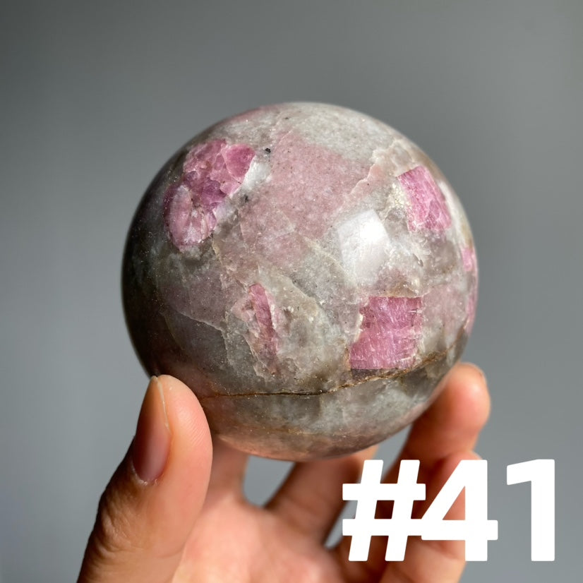 Pink Tourmaline Sphere