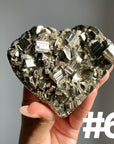 AAA Grade Pyrite Heart