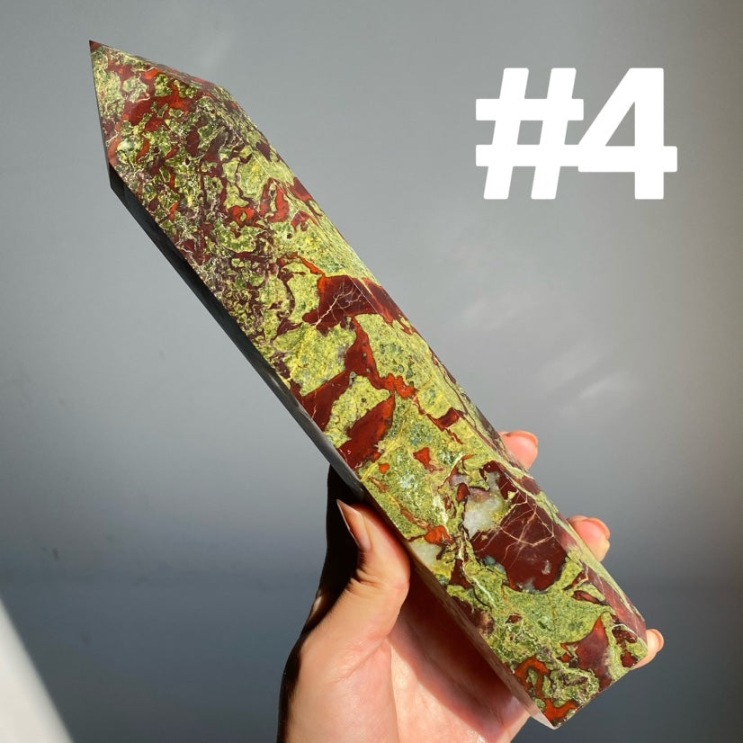 Dragon Blood Jasper Big Towers