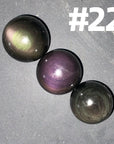 Rainbow Obsidian Sphere Bundle