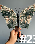 Moss Agate Big Butterfly Wings