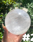Clear Quartz Spheres