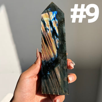 Big Labradorite Tower