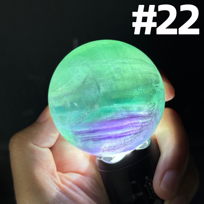 Rainbow Fluorite Big Sphere