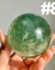 Apple Green Fluorite Sphere