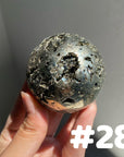 Pyrite Druzy Sphere