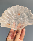 Clear Quartz Shell Tray