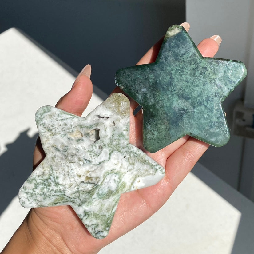 Moss Agate Stars