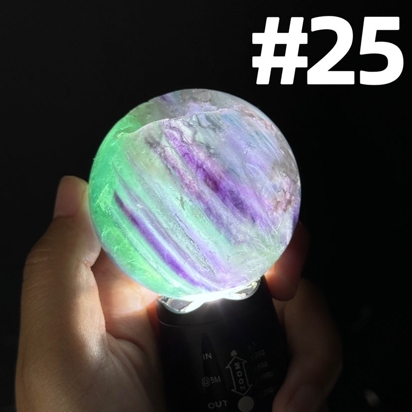 Rainbow Fluorite Big Sphere