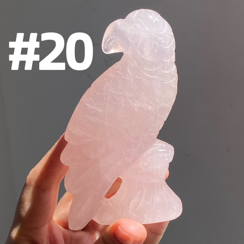 Rose Quartz Parrot