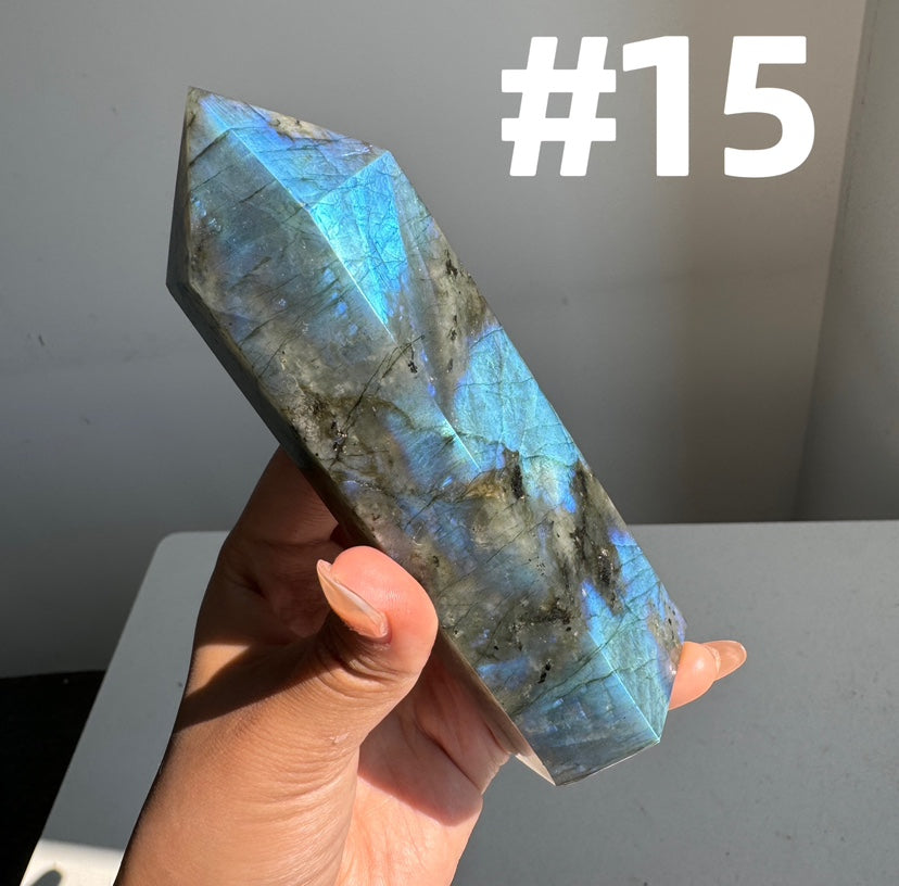 Big Labradorite Tower