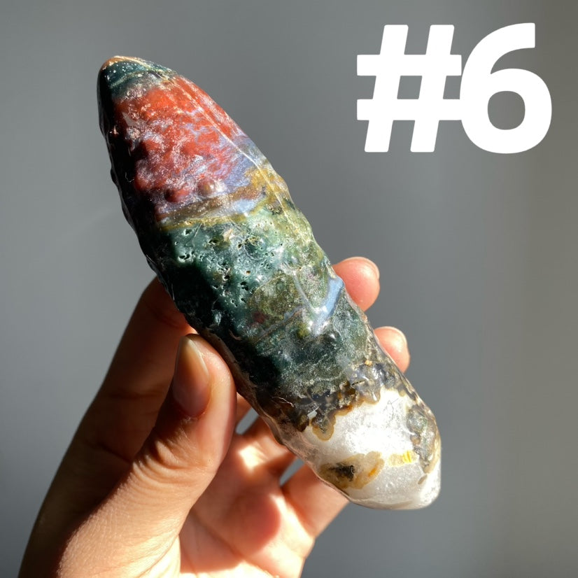 Moss Agate Cucumber