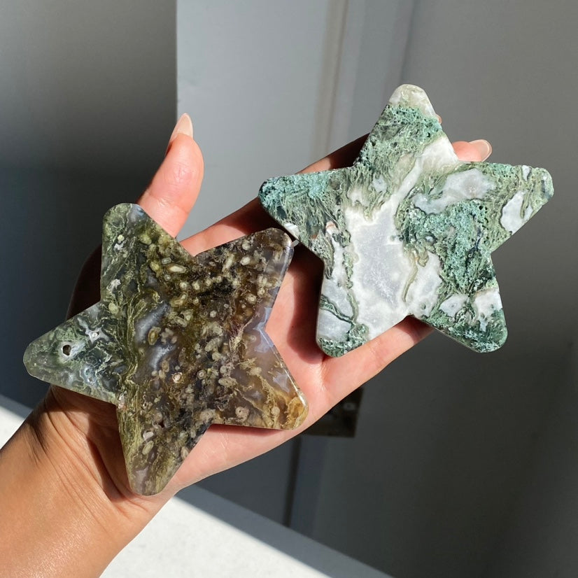 Moss Agate Stars