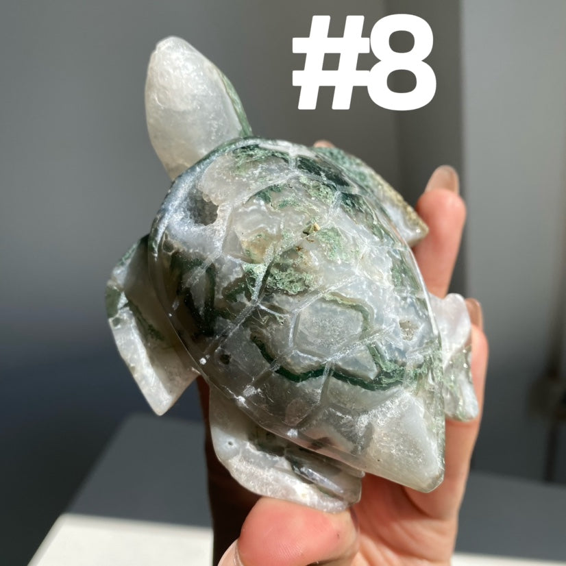 Moss Agate Turtle