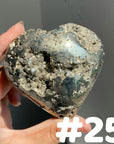 AAA Grade Pyrite Heart