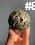 Pyrite Druzy Sphere